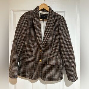 J. Crew Women’s Houndstooth Wool Blazer 4